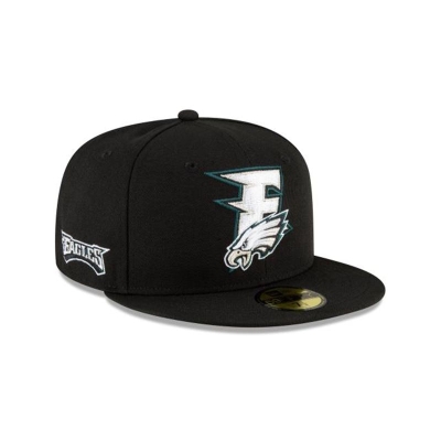 Philadelphia Eagles Gorra | New Era NFL Logo Mix 59fifty Fitted Cap Mexico - Verdes